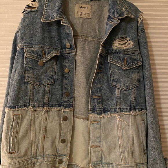 Coats | Distressed Denim Jacket | Poshmark